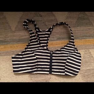 J. Crew x New Balance Zip Up Sports Bra